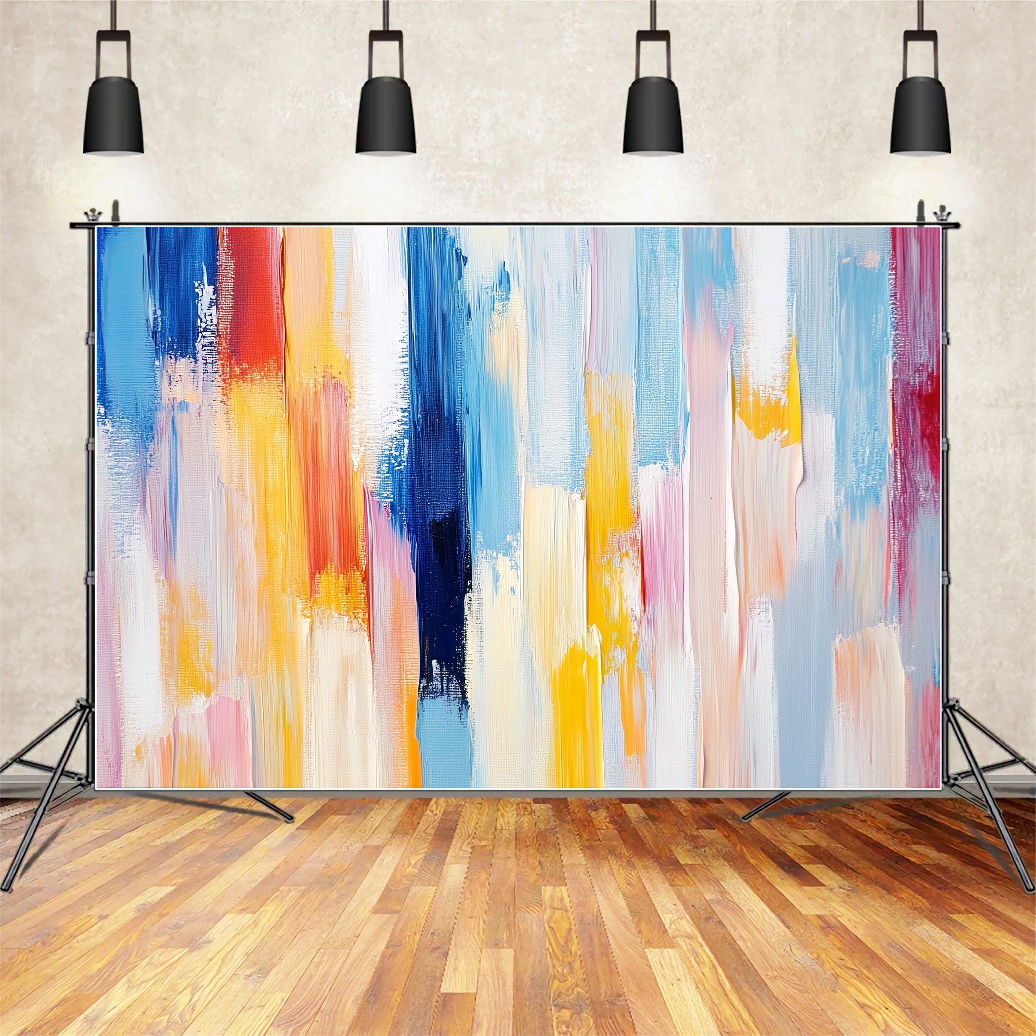 Watercolor Backdrop Color Splash Brush Strokes Abstract Photography Backdrops UK CSH58-190