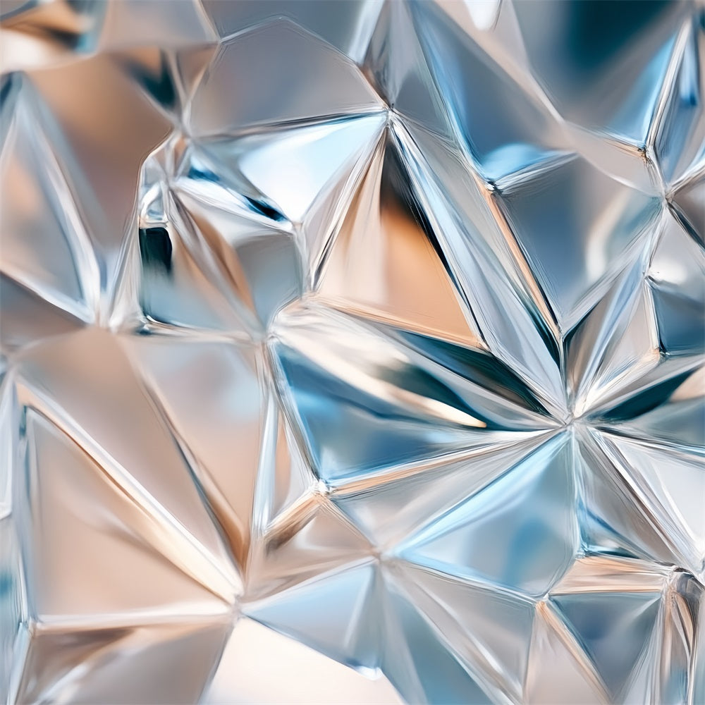 Cool Backdrops Crystal Faceted Geometric Surface Abstract Photography Backdrops UK CSH58-195