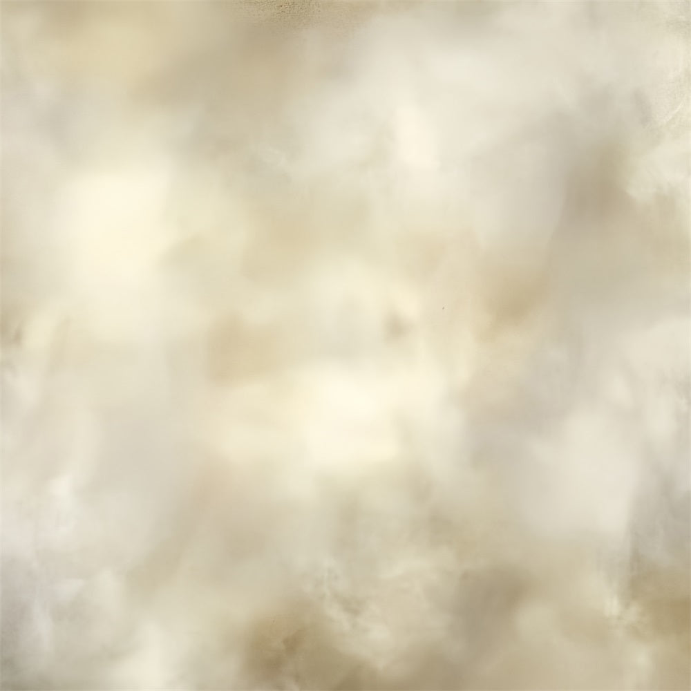 Cream Backdrop Soft Beige Cloudy Texture Abstract Photo Backdrops UK CSH58-198