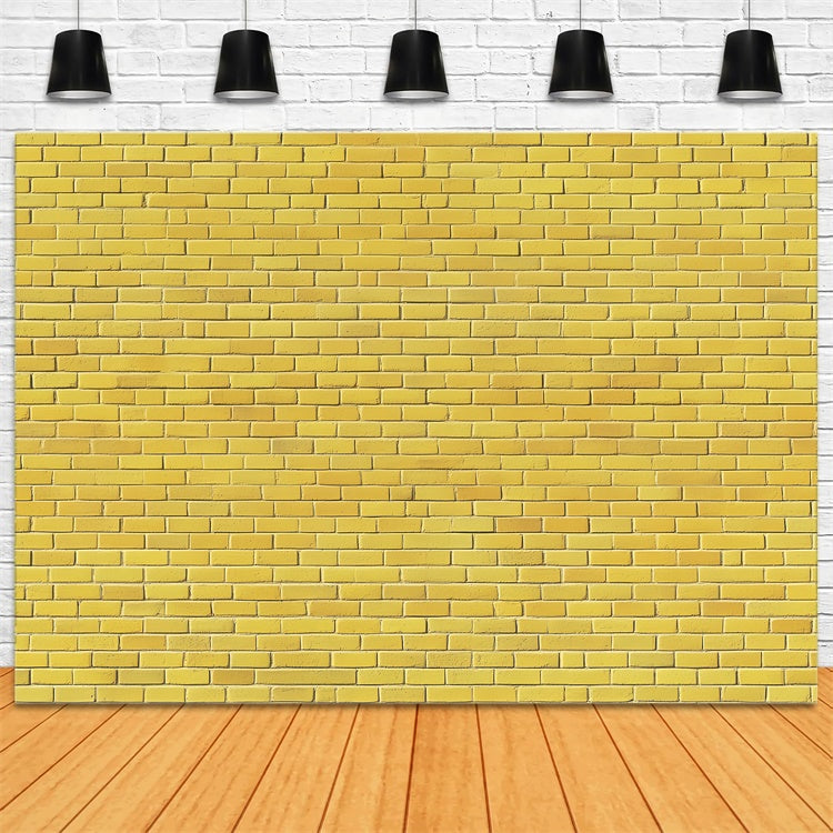Brick Photography Backdrop Lemon Pop Brick Texture Backdrop UK CSH6-151