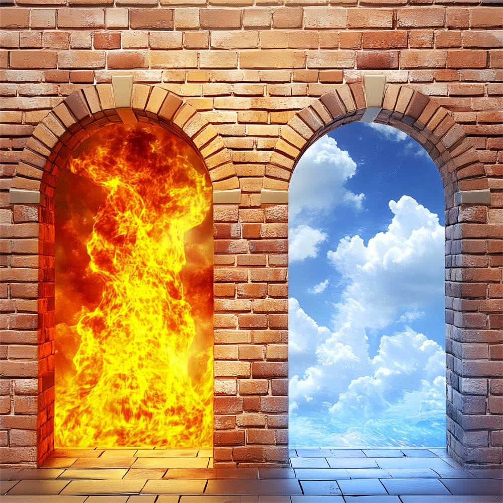 Memorial Backdrop Ideas Sacred Trial Entryway Backdrop UK CSH6-390