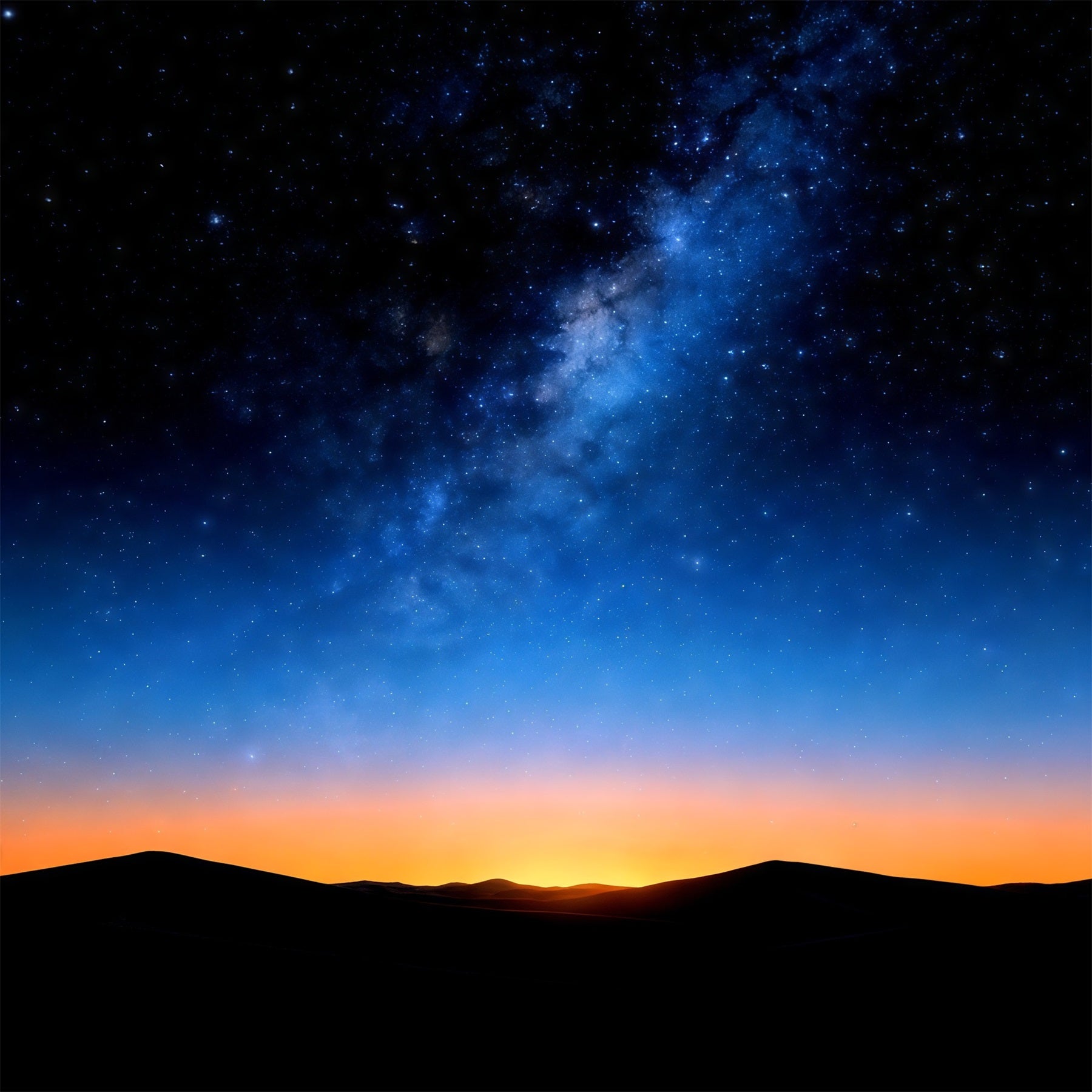 Sky Photo Backdrop Milky Way Horizon Gradient Clouds Backdrop UK CSH62-131
