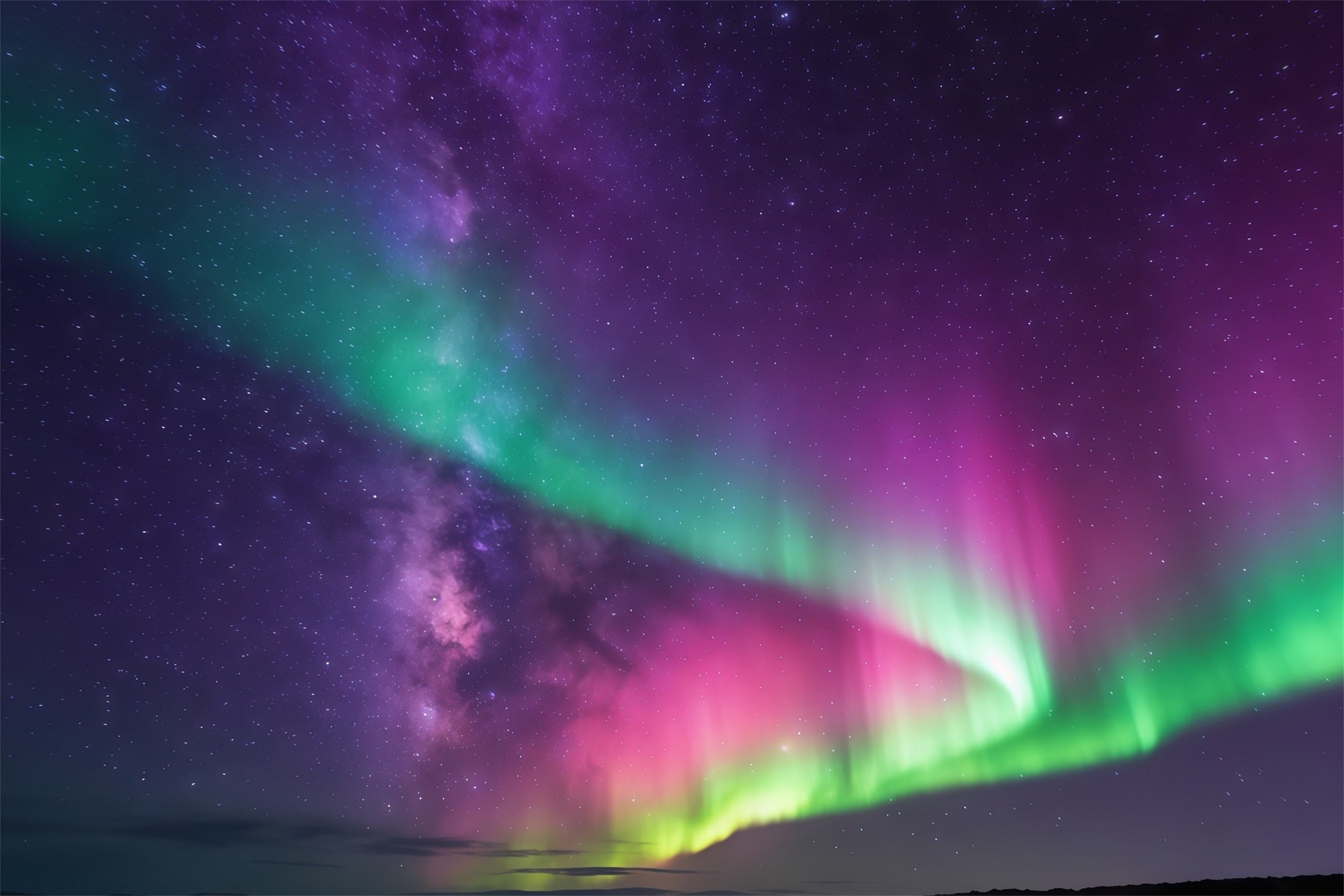 Sky Backdrop Green Purple Aurora Borealis Cloud Photography Backdrop UK CSH62-138