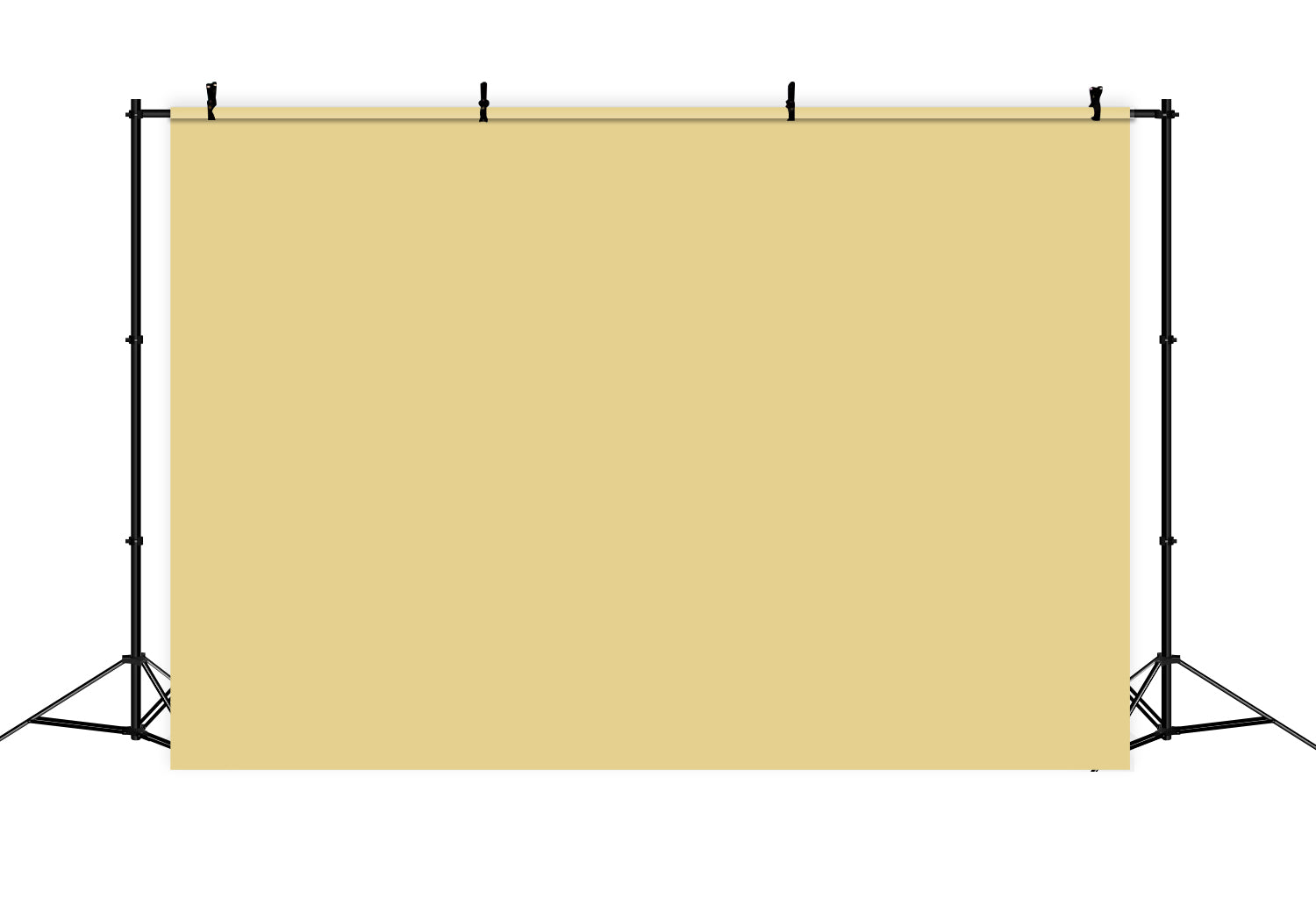 Yellow Photo Backdrop Soft Vanilla Yellow Warm Solid Color Backdrop UK CSH62-22