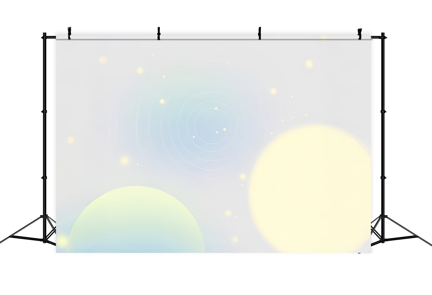 Gradient Photography Backdrop Yellow Cosmic Orbs Sparkle Backdrops For Headshots UK CSH62-35