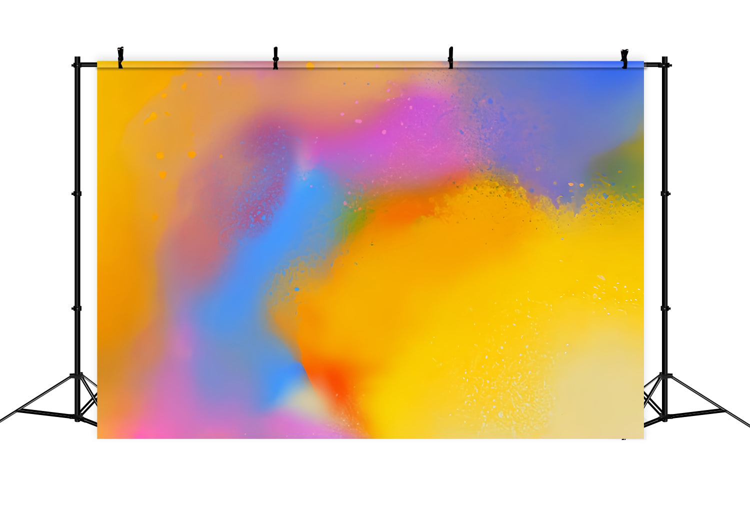 Gradient Backdrops Vibrant Blue Pink Yellow Splash Headshot Photo Backdrop UK CSH62-42