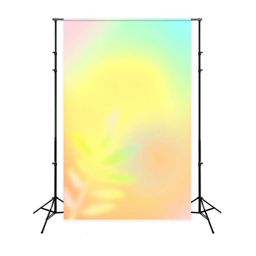 Gradient Photo Backdrop Sunrise Yellow Green Pink Blend Headshot Backdrop Ideas UK CSH62-46