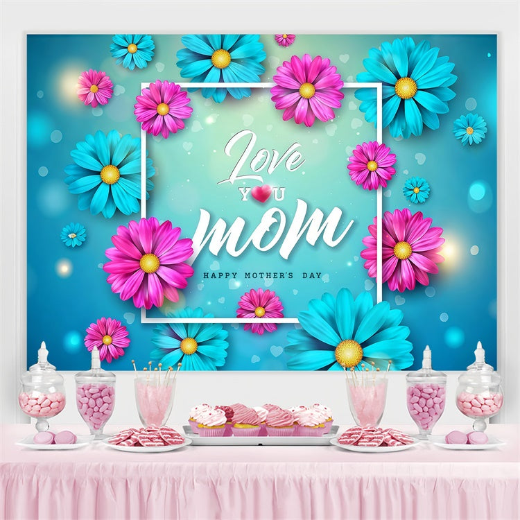 Backdrops For Mother's Day Festive Daisy Romantic Custom Backdrop UK GQ3-205