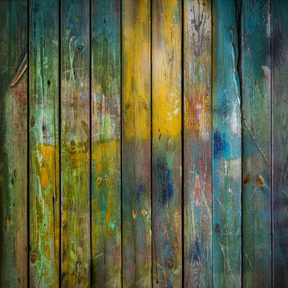 Wooden Backdrop Graffiti Style Backdrop UK GQ4-130