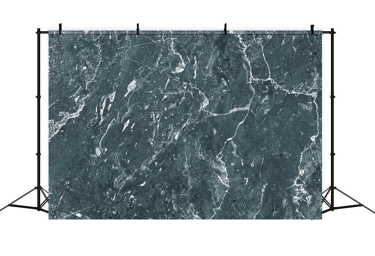 Marble Photo Backdrop Mineral Blue Marble Studio Backdrop UK GQ4-140
