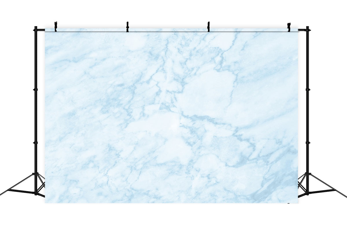 Blue Marble Backdrop Delicate Blue Stone Veins Backdrop UK GQ4-148