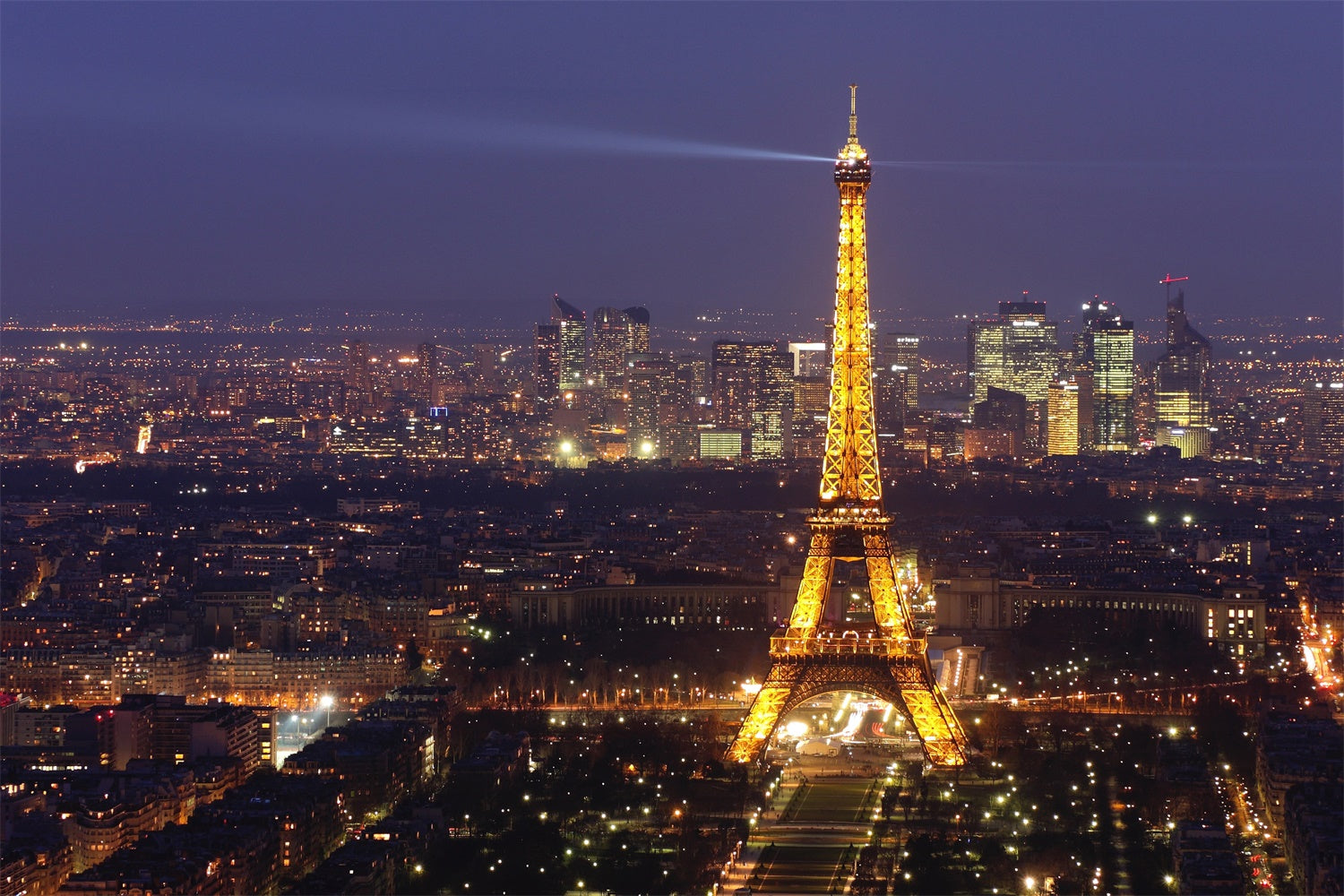 Night In Paris Backdrop Sparkling Eiffel Tower Urban Backdrop UK GQ4-34