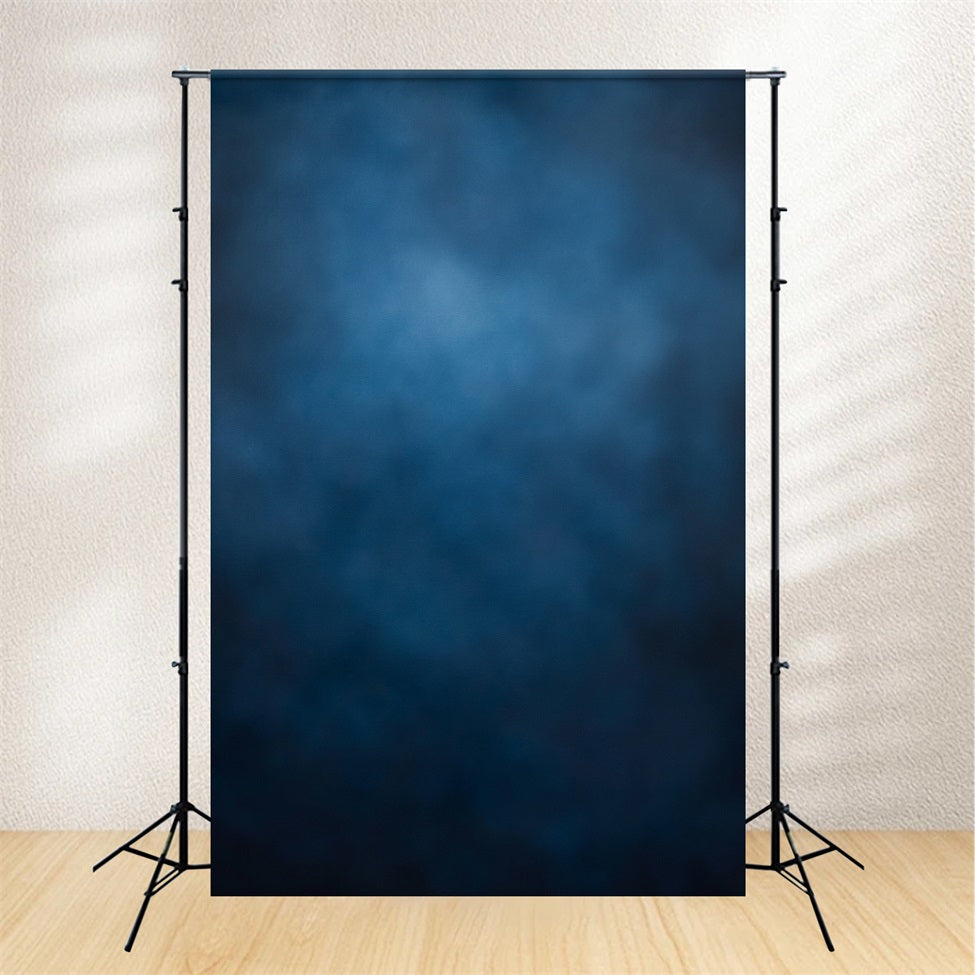 School Portrait Backdrop Deep Blue Gradient Mist Texture Studio Portrait Background UK GQ58-110