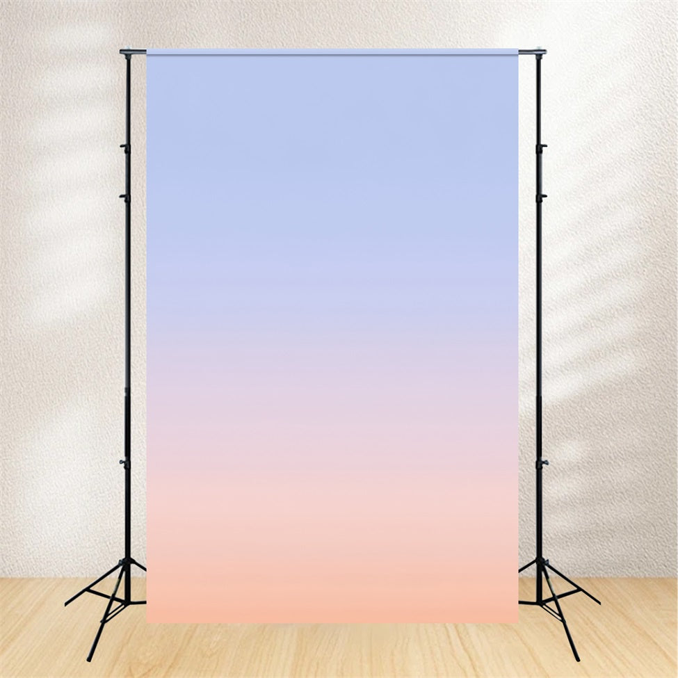 Gradient Backdrop Pastel Blue Peach Gradient Tone Backgrounds for Portraits UK GQ58-64