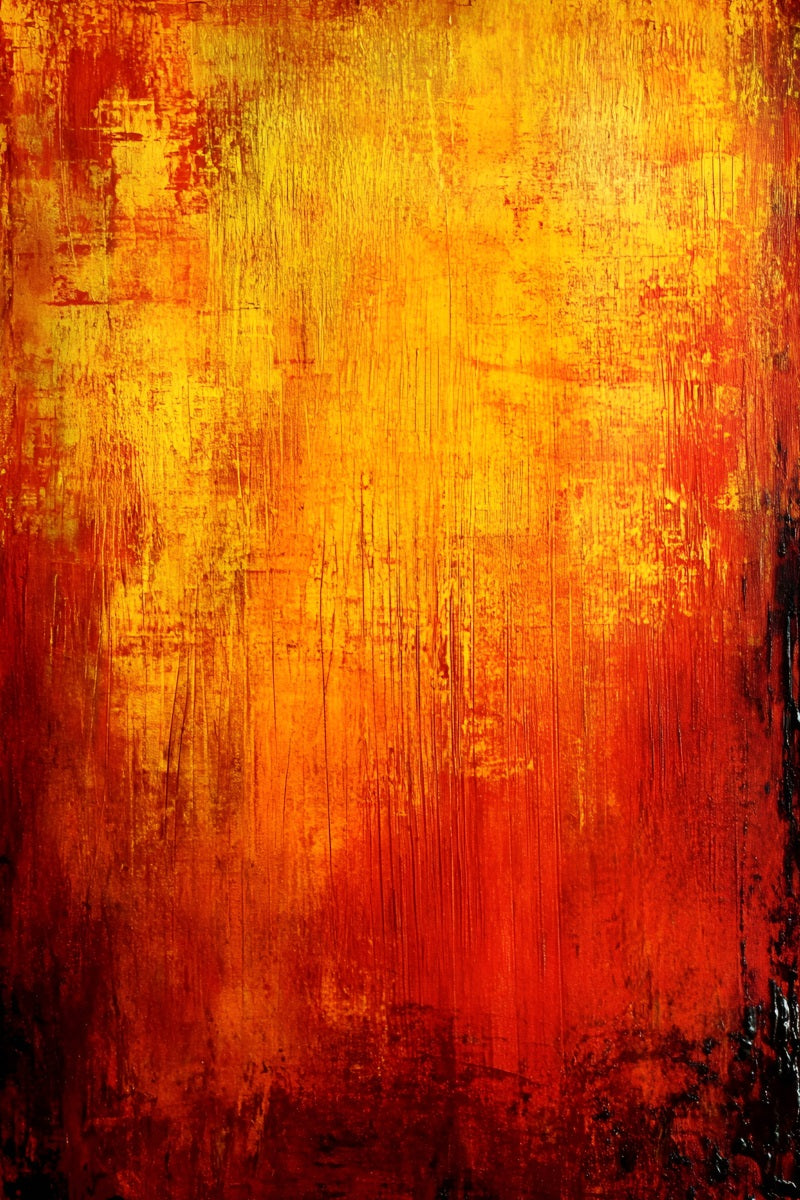 Orange Backdrop Bold Abstract Red and Yellow Brushstrokes Photography Portrait Background UK GQ58-79