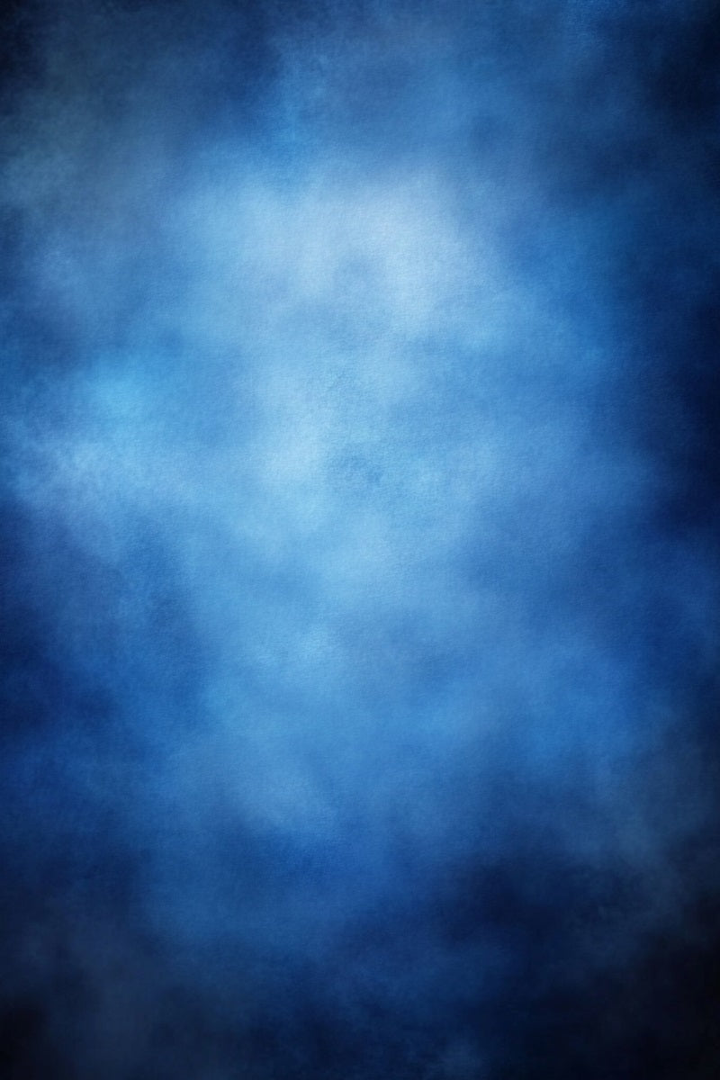 Yearbook Backdrop Soft Blurred Blue Gradient Background Portrait Studio Background UK GQ58-91