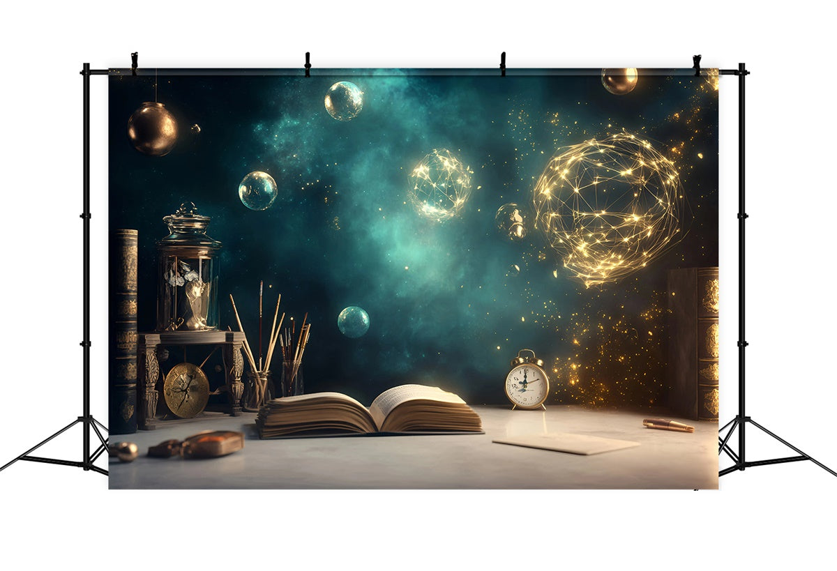 Back To School Backdrop Fantasy Cosmos Learning Backdrop UK GQ6-163