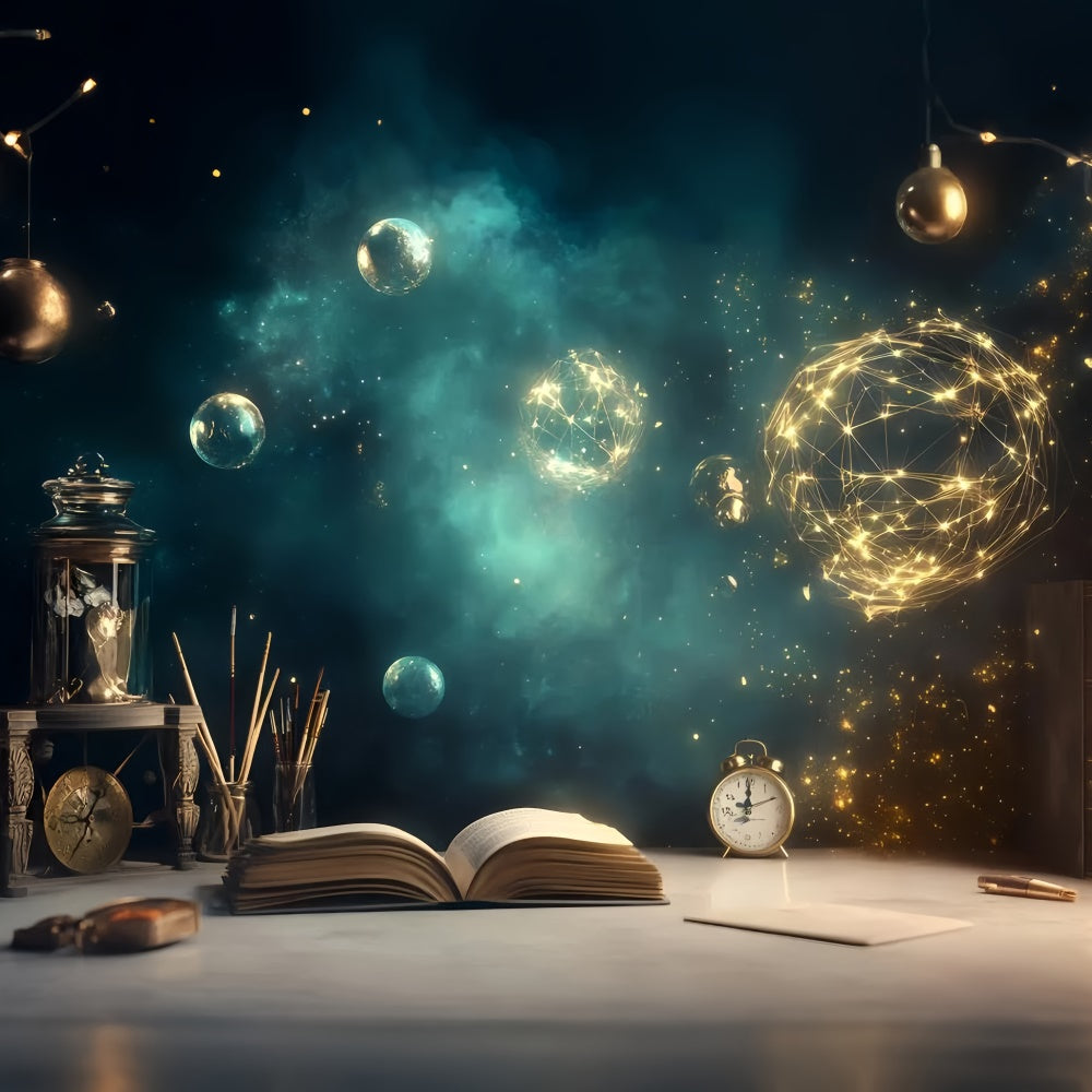 Back To School Backdrop Fantasy Cosmos Learning Backdrop UK GQ6-163