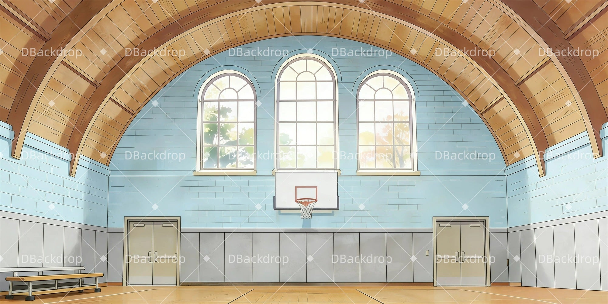 Stage Backdrop Ideas Gymnasium Auditorium Backdrop For Theater Play UK GQ61-T29