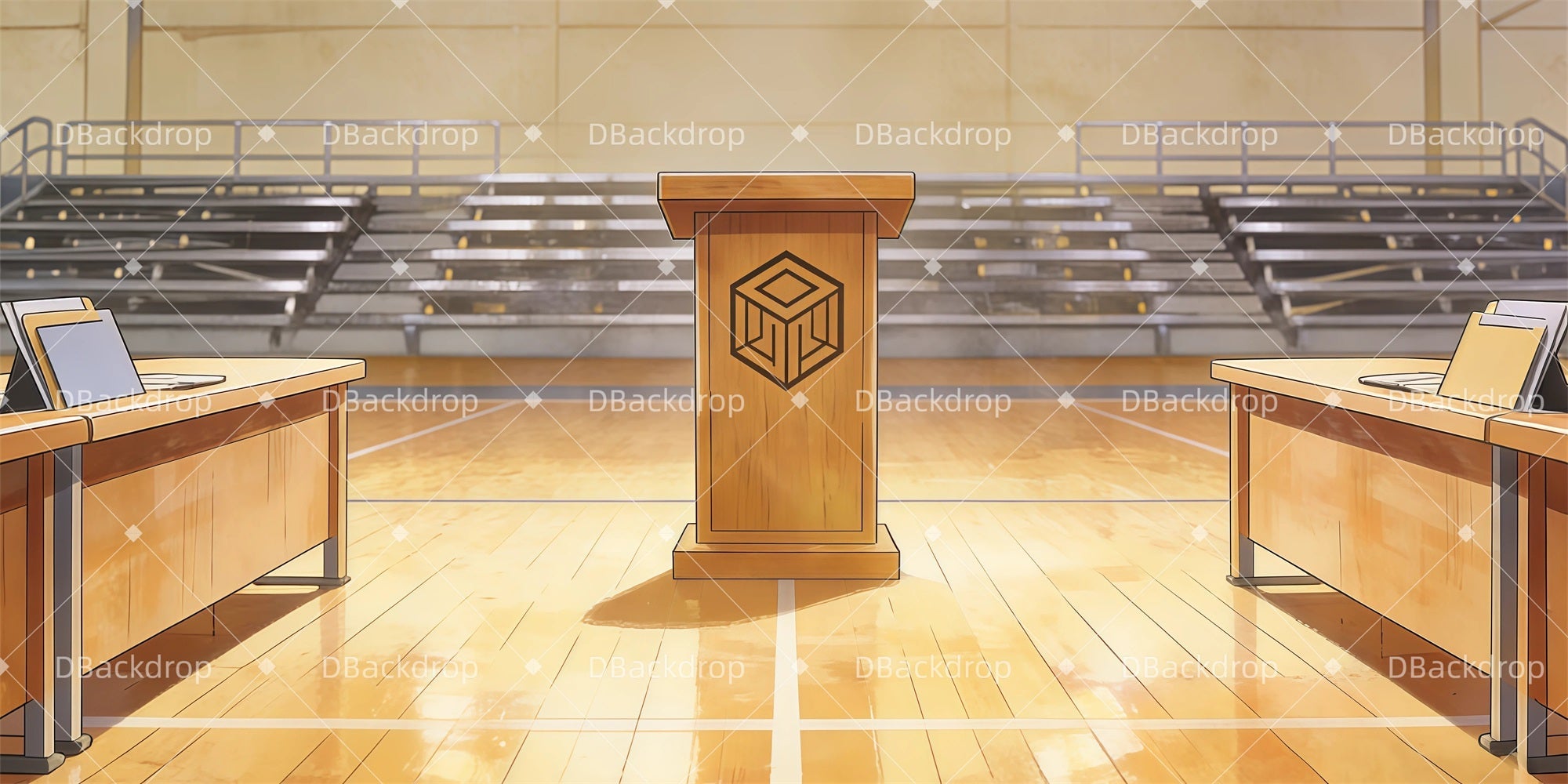 Professional Stage Backdrops Host Podium Theater Backdrop UK GQ62-T2