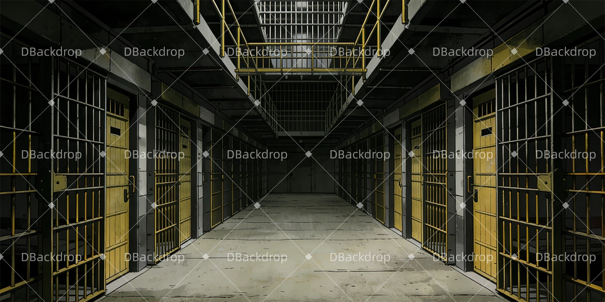 Movie Theater Backdrop Prison Interior Stage Backdrop Ideas UK GQ63-T11