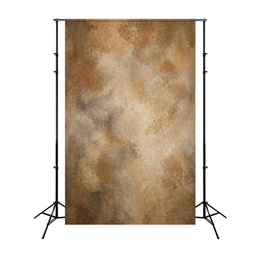 Tan Photo Backdrop Warm Mocha Art Texture Wash Abstract Backdrops UK GQ64-36