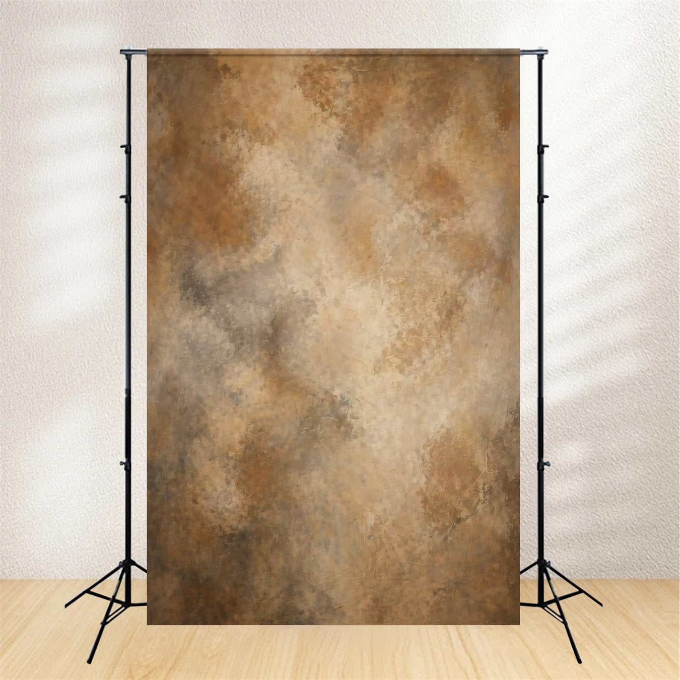 Tan Photo Backdrop Warm Mocha Art Texture Wash Abstract Backdrops UK GQ64-36