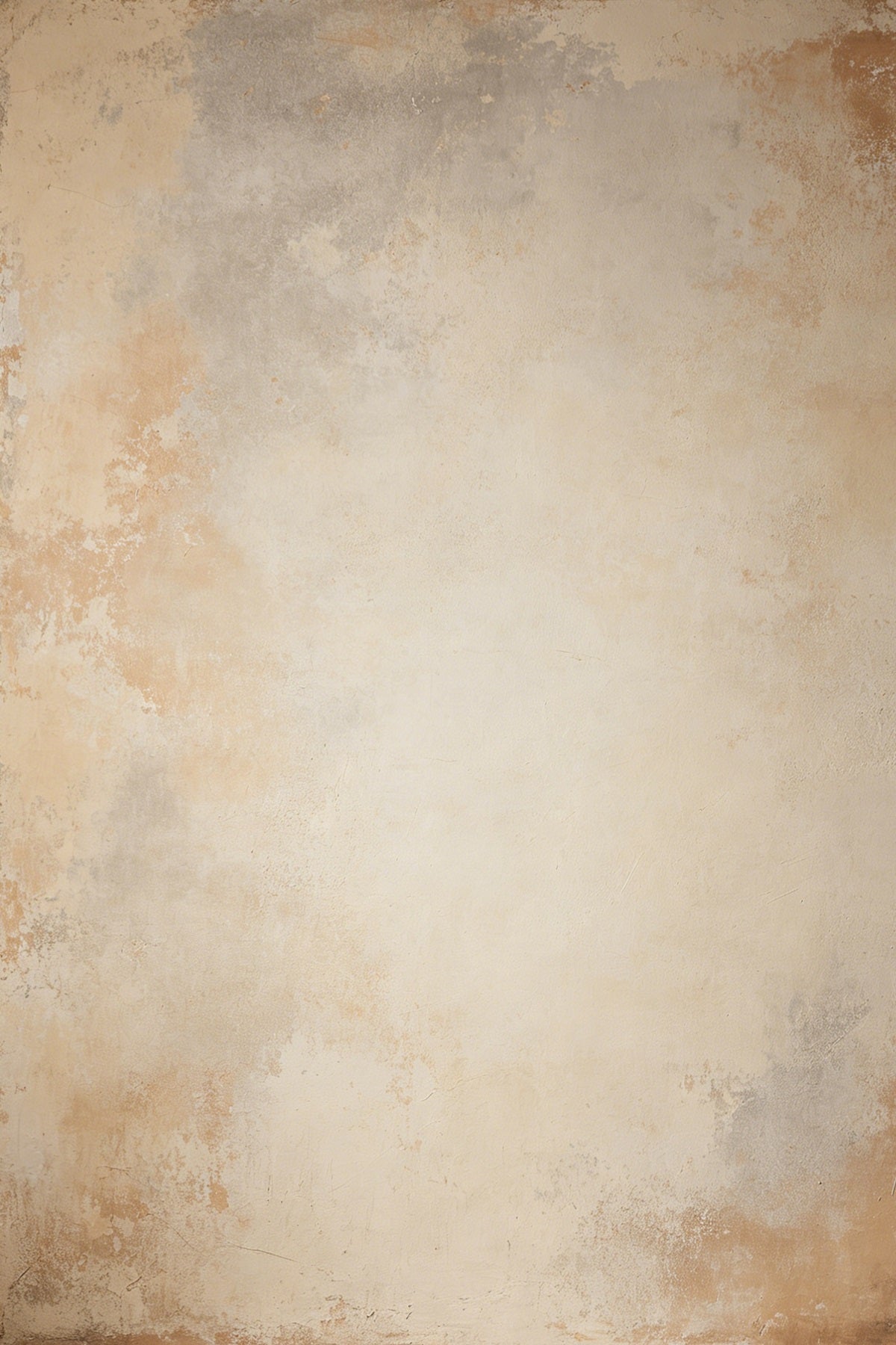 Limewash Backdrop Warm Beige Distressed Stucco Texture Portrait Backdrops UK GQ64-31