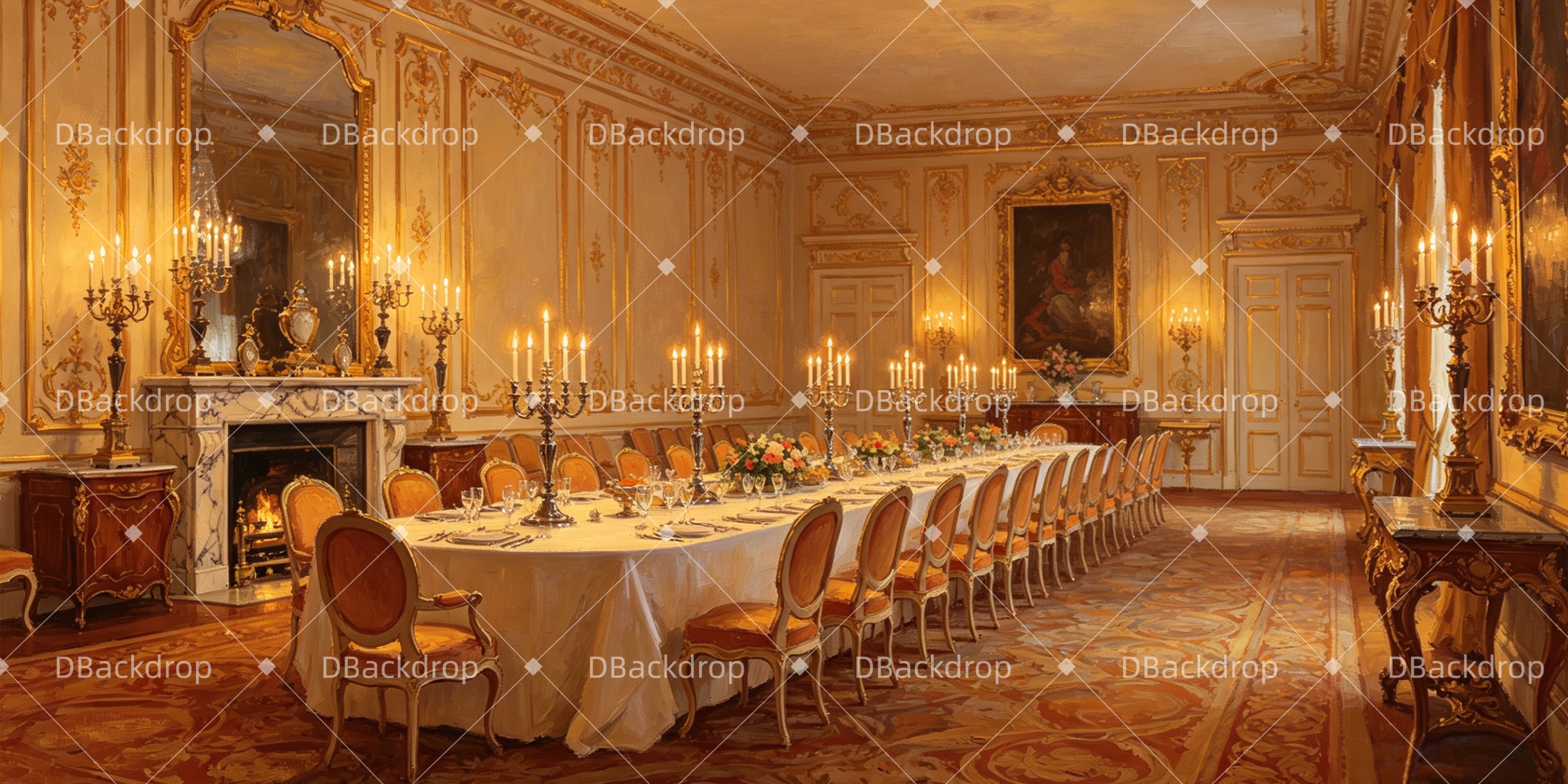 Theater Backdrop Regency Dining Room Stage Backdrops For Sale UK GQ64-T6