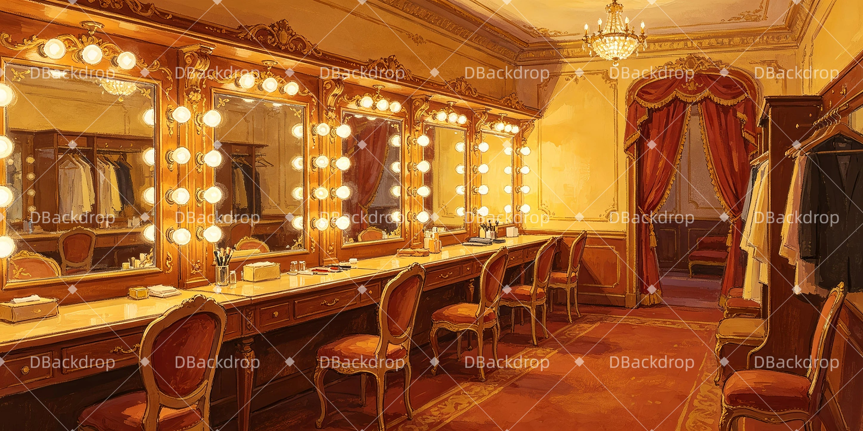 Stage Backdrop Ideas Dressing Room Backdrop For Theater UK GQ65-T77