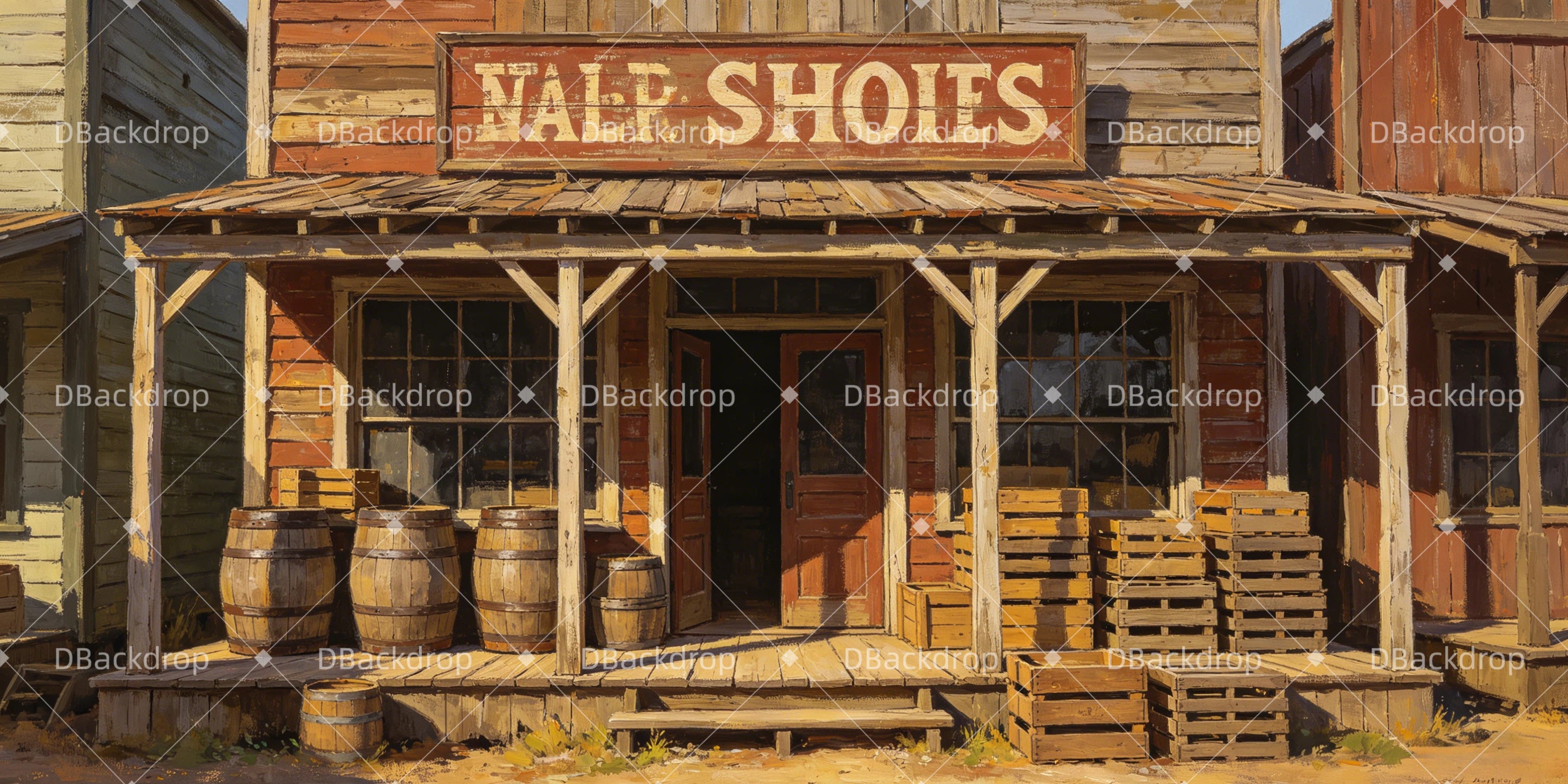 Theater Backdrop General Store Stage Backdrops UK For Sale GQ66-T35