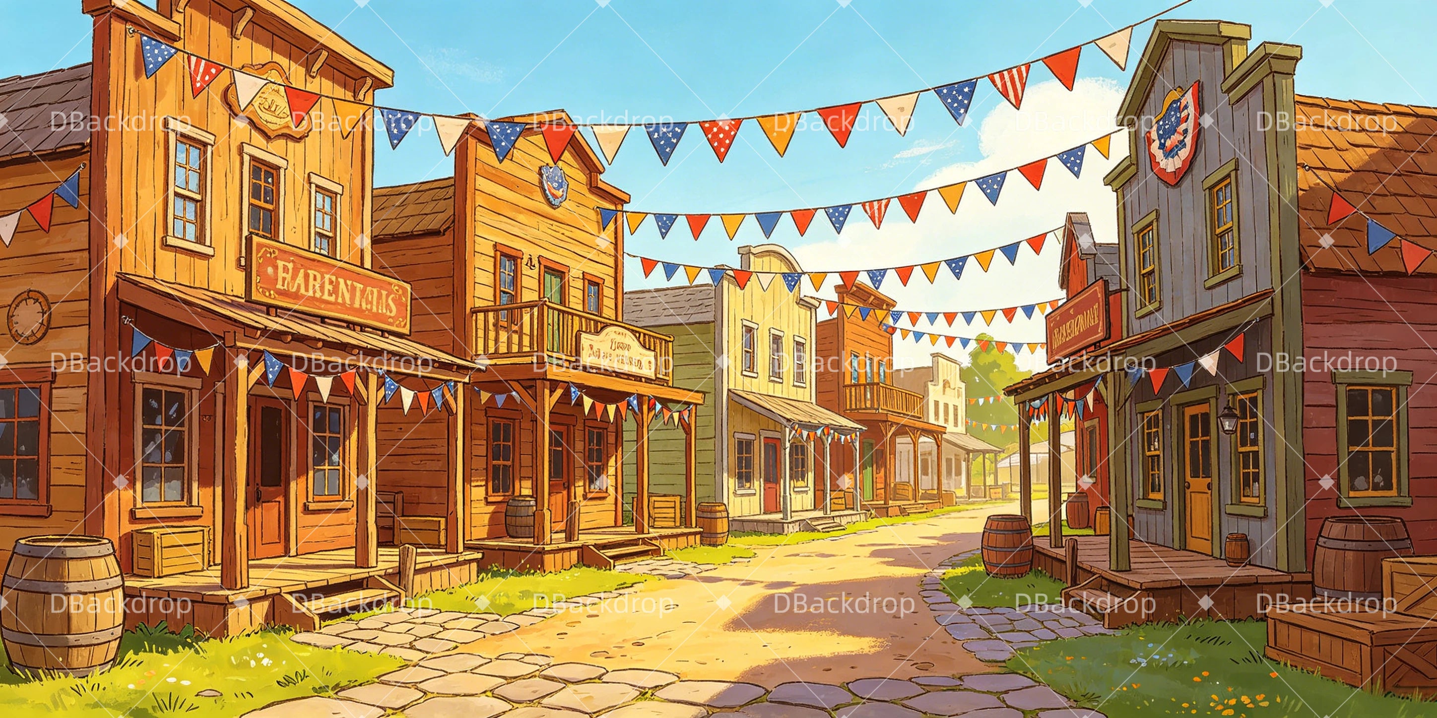 School Play Backdrops Festival Celebration UK Theater Backdrop GQ66-T40