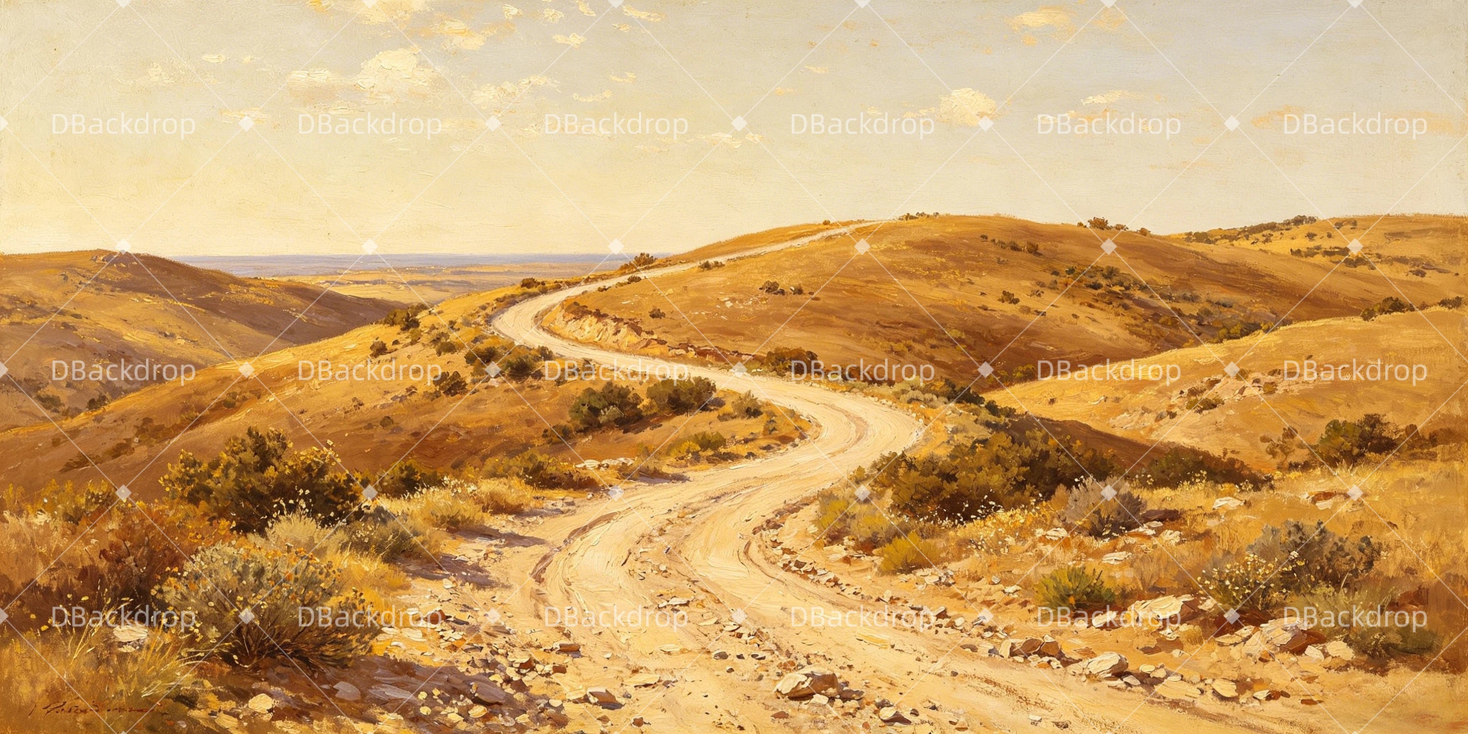 Movie Theater Backdrop Road to Adventure Stage Backdrop UK Ideas GQ66-T79