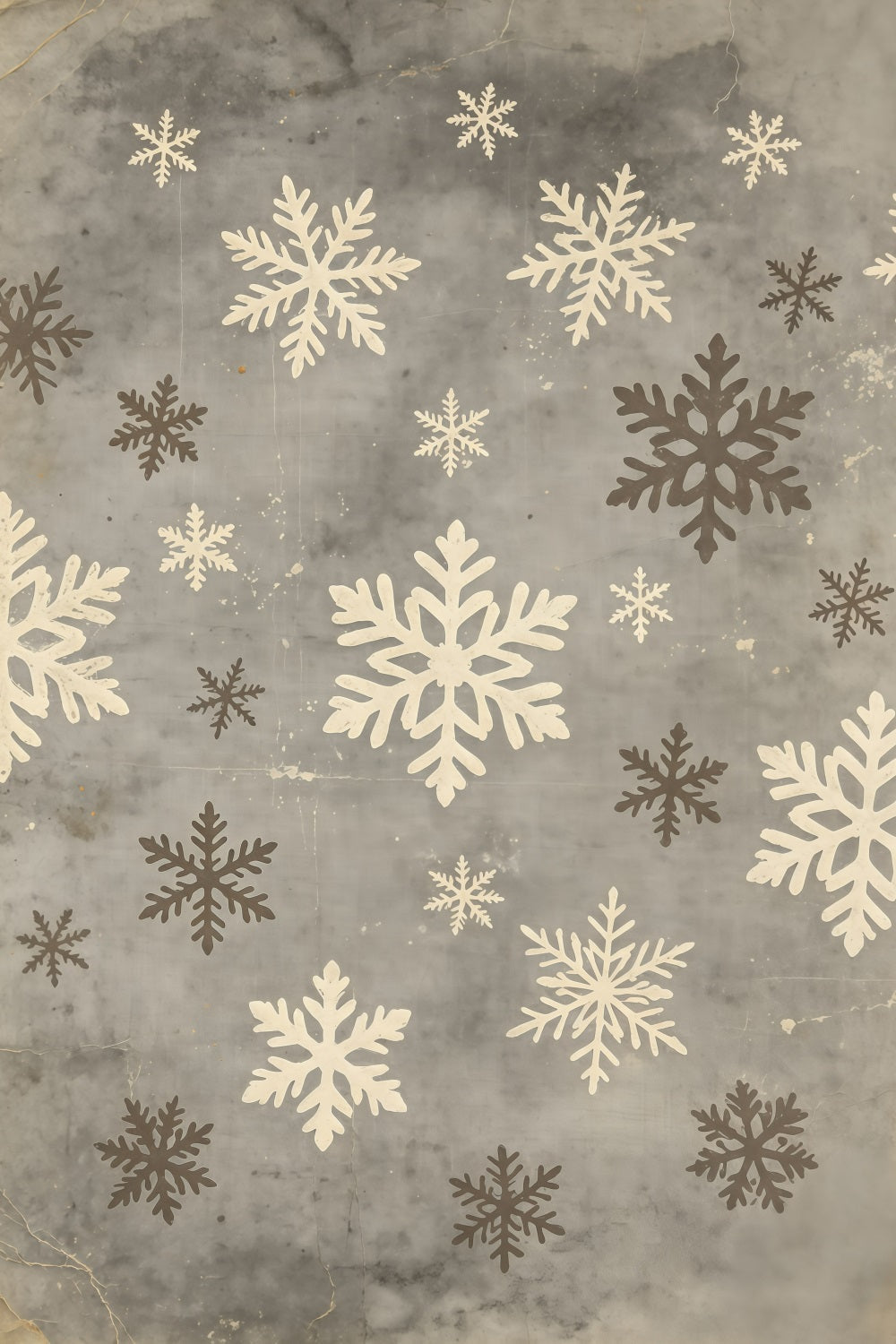 Christmas Snowflake Backdrop Snowf Concrete Pattern Photography Christmas Backdrop UK GQ69-33