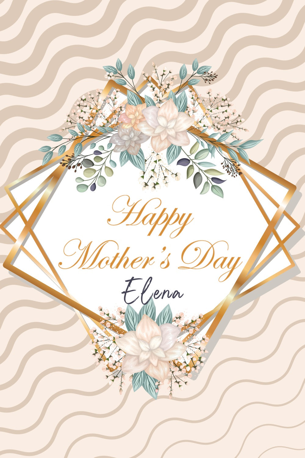 Backdrops For Mothers Day Sophisticated Cream Bloom Backdrop UK GTY3-165