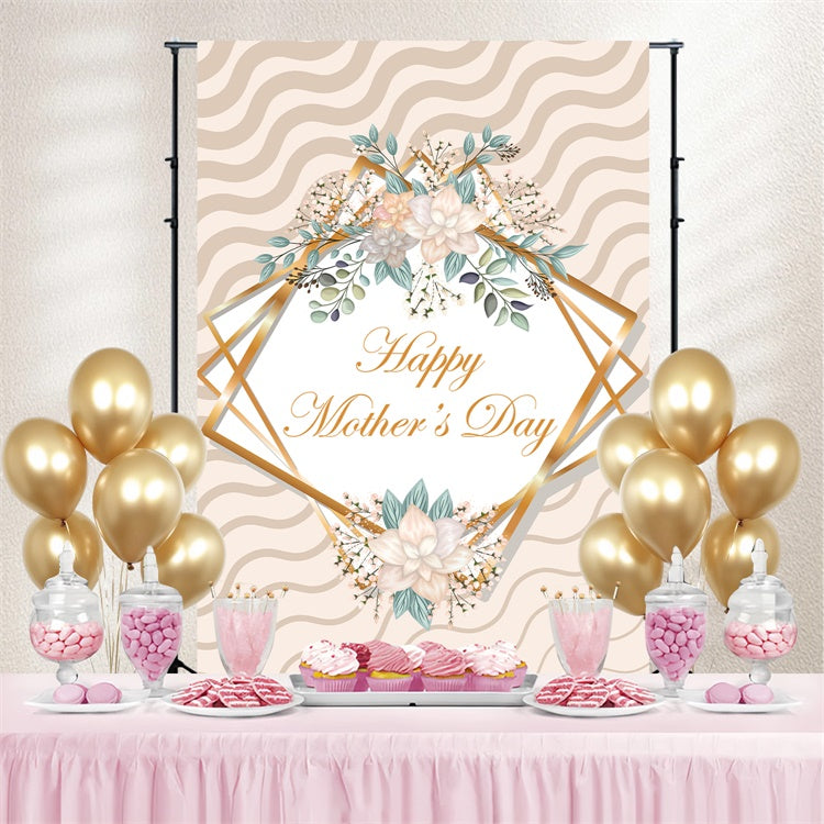Backdrops For Mothers Day Sophisticated Cream Bloom Backdrop UK GTY3-165
