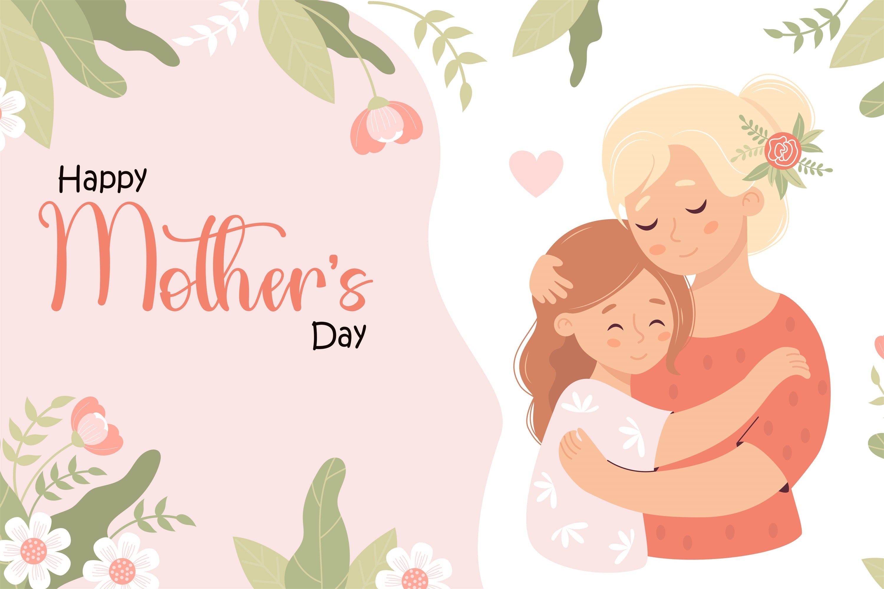 Mother's Day Backdrop Ideas Sweet Warm Embrace Backdrop UK GTY3-169