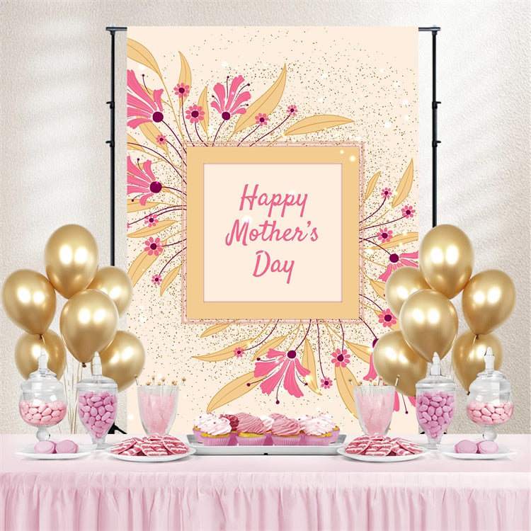 Mothers Day Backdrop Ideas Luxurious Flower Frame Custom Backdrop UK GTY3-226