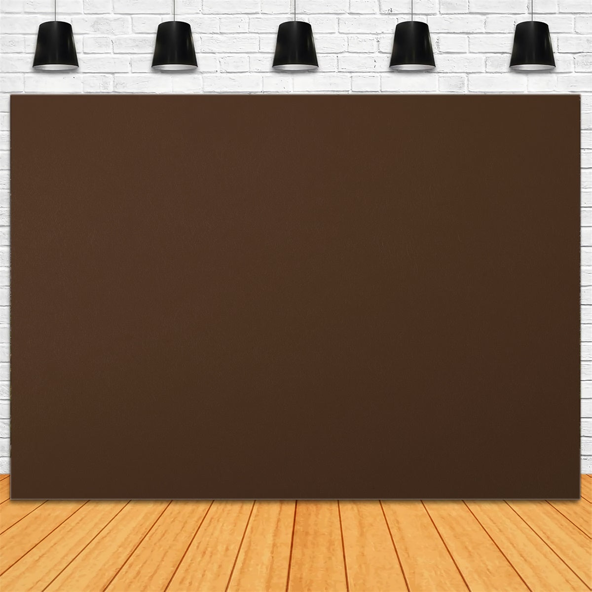 Graduation Portrait Backdrop Chocolate Brown Studio Backdrop UK GTY3-320