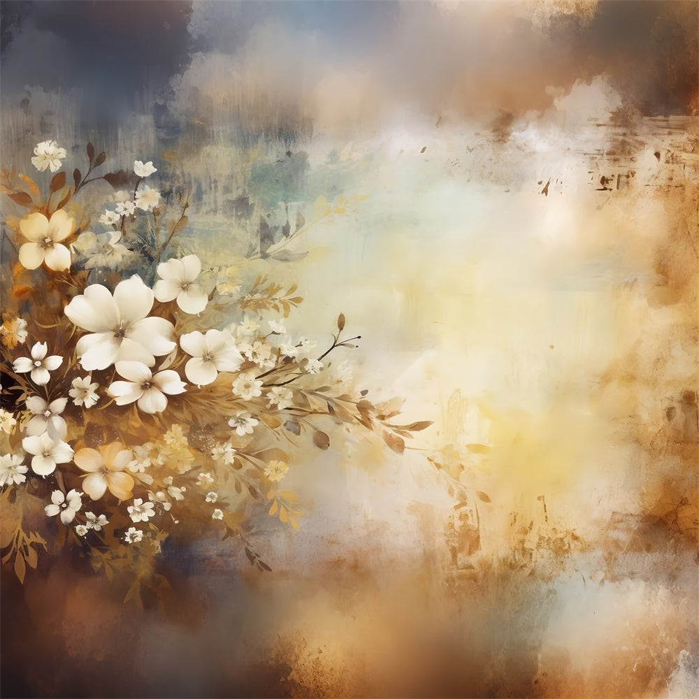 Headshot Backdrops Rustic Floral Fade Backdrop UK GTY3-347