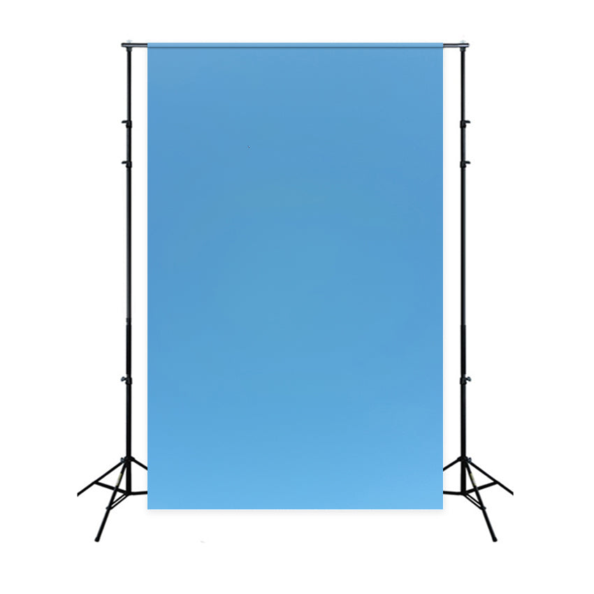 Blue Graduation Backdrop Vibrant Sky Blue Backdrop UK GTY3-348