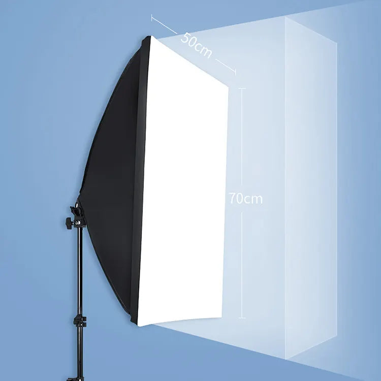 Studio Photograph Light 2pcs Softbox Lighting Kit With 185W Bulbs BP1691 UK