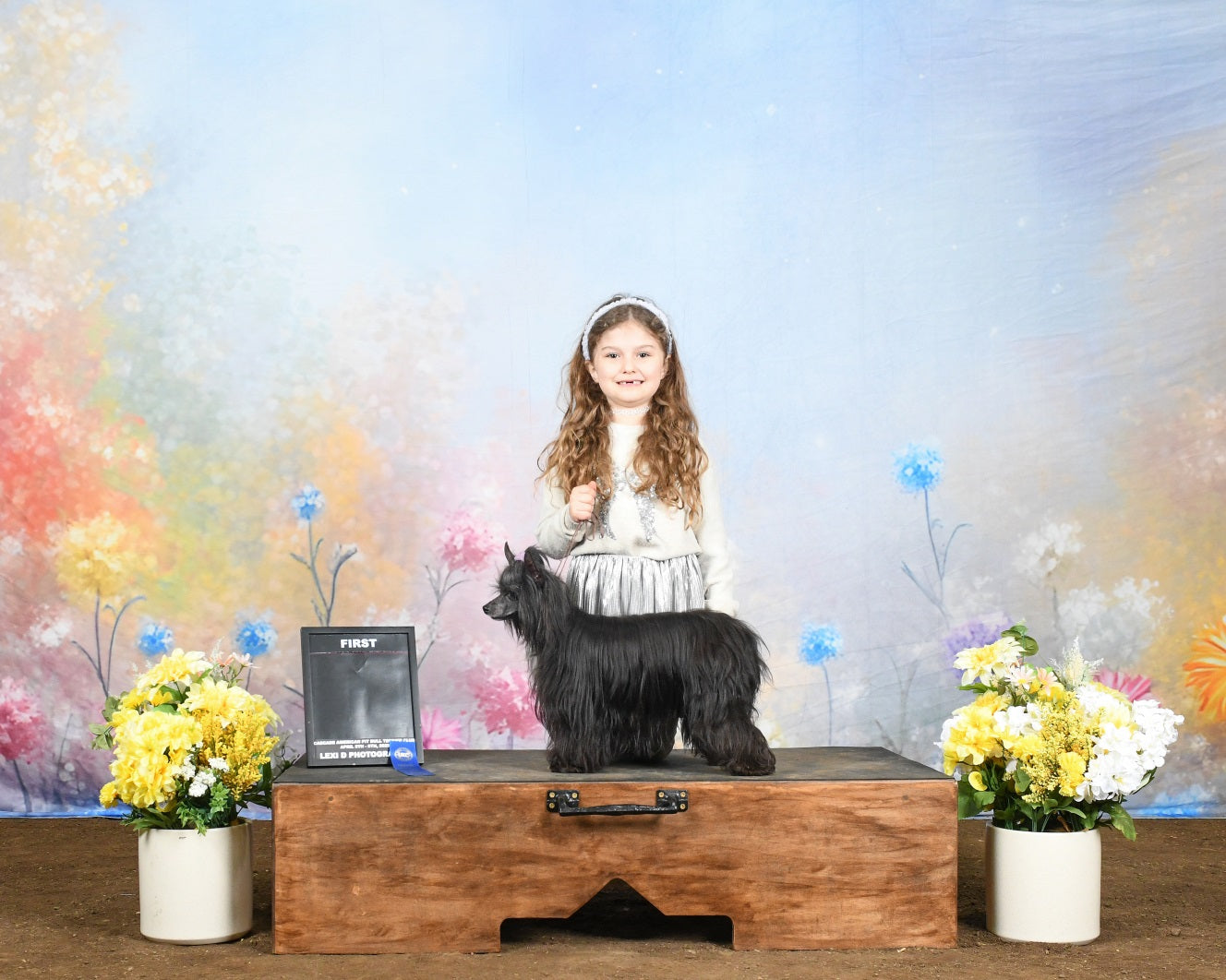 Spring Backdrops Photography Pastel Wildflower Meadow Backdrop UK LXX1-149
