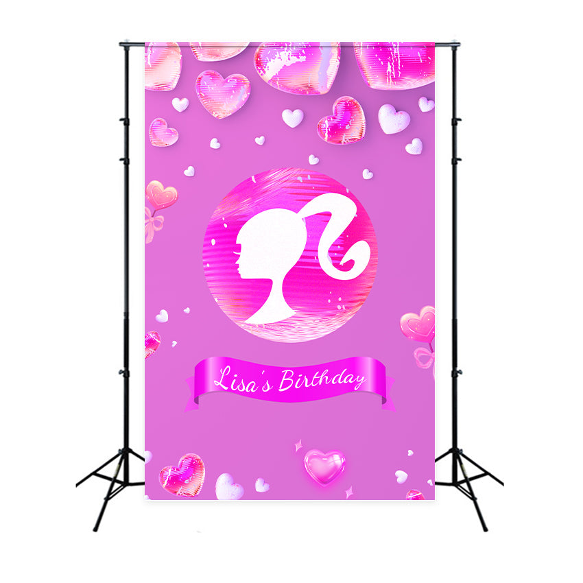 Custom Backdrops For Birthdays Barbie Lisa Event Backdrop UK LXX1-214