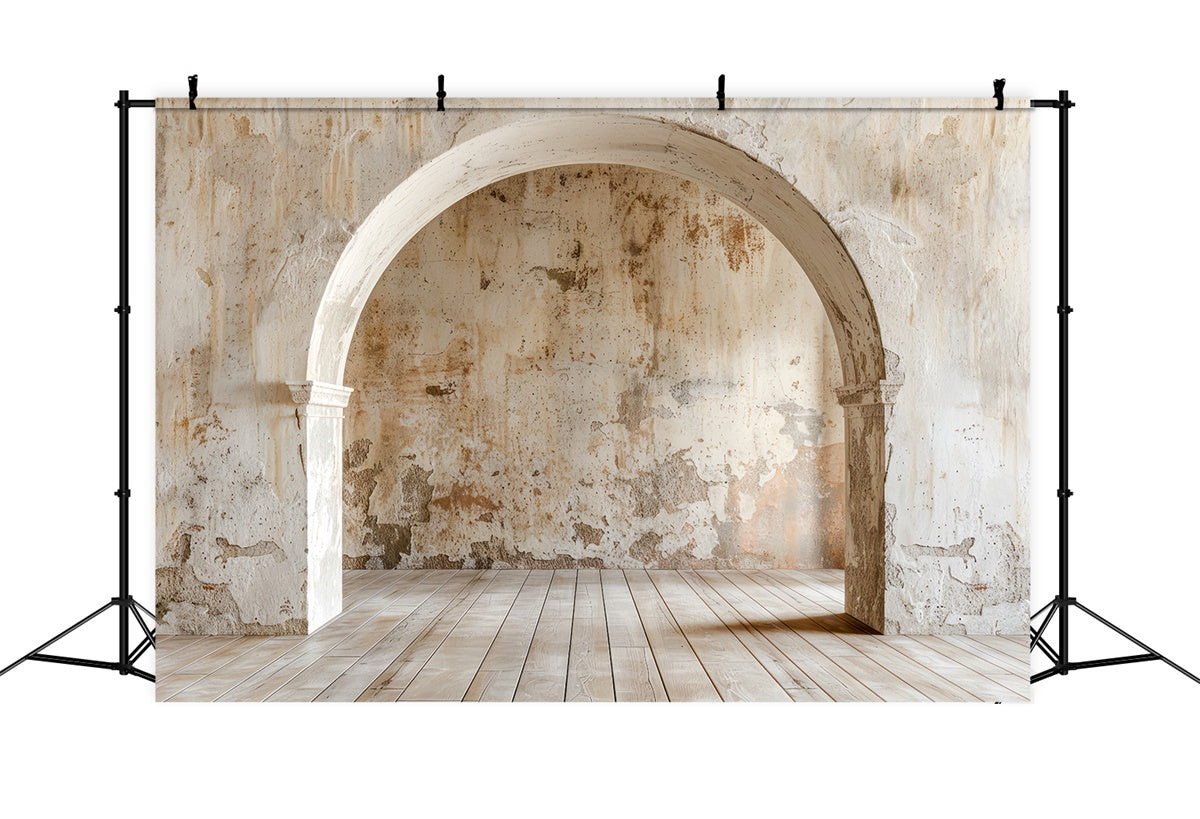 Pet Photography Backdrops Old Wall Rustic Arch Backdrop UK LXX1-256