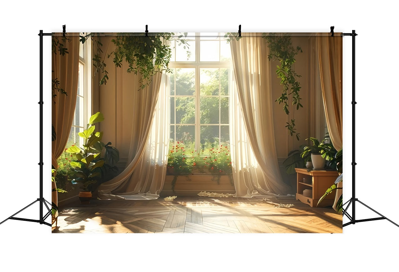 Pet Photography Backdrop Sunlight Window Scene Backdrop UK LXX1-278