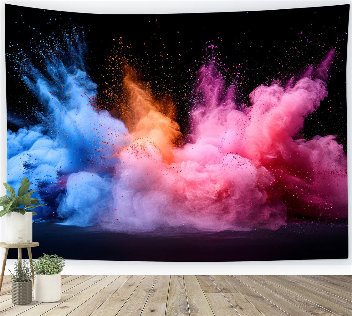 Pet Photography Backdrops Dynamic Burst Vibrant Colors Backdrop UK LXX1-288