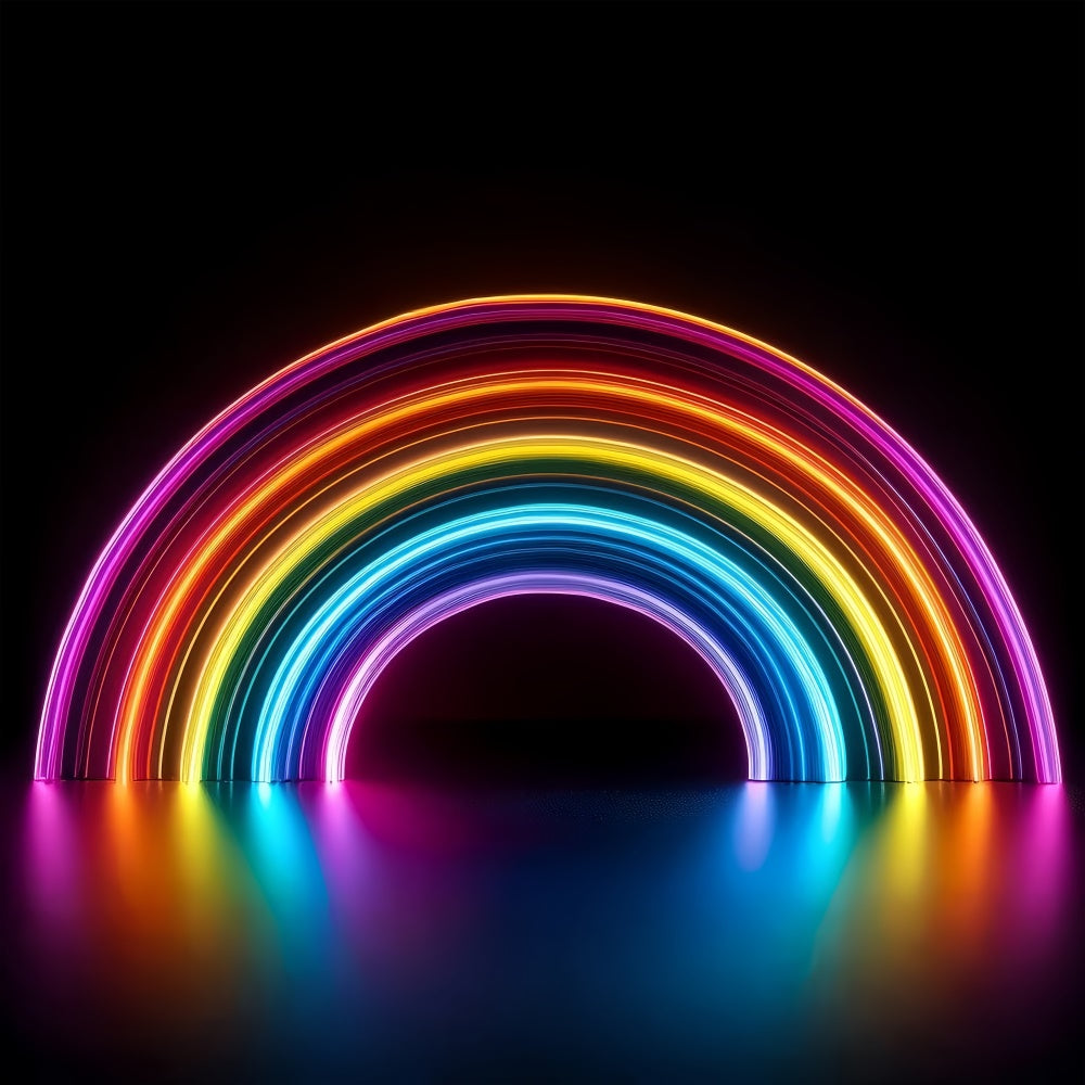 Pet Photo Backdrops Neon Archway Art Backdrop UK LXX1-289