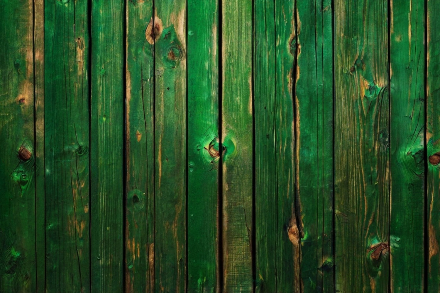 St Patrick's Day Backdrops Vintage Green Wooden Backdrop UK LXX1-55