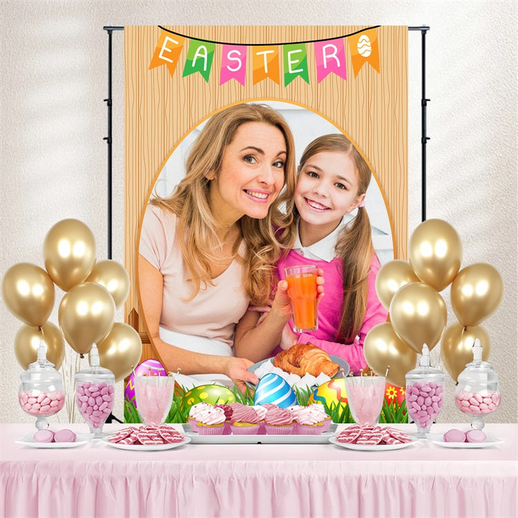 Easter Picture Backdrops Family Celebration Custom Backdrop UK LXX3-101